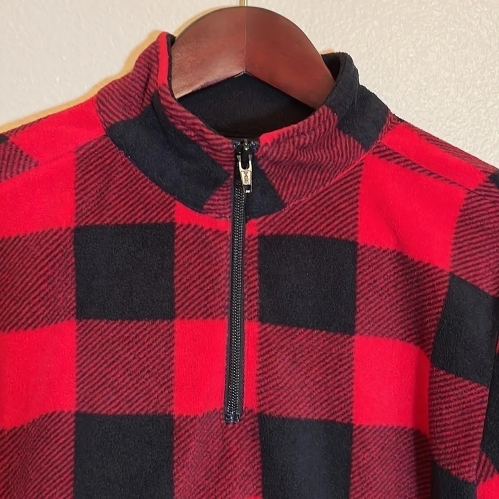 FRENCH Toast Red Buffalo Plaid Pullover Sweatshirt